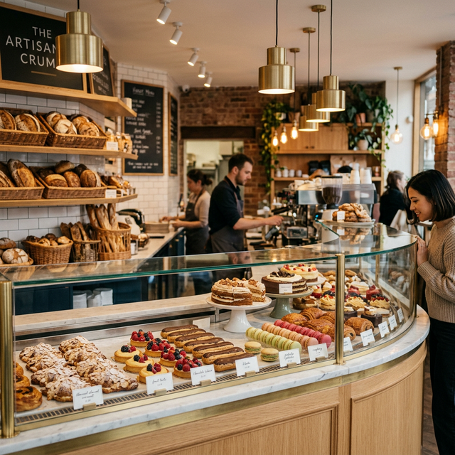 Inside the Pastryology bakery in Petone